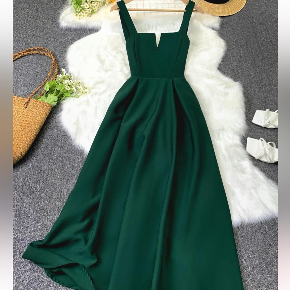Green dress